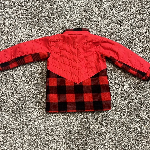 Columbia Infant/Toddler Black & Red Buffalo Plaid Fleece Zip Up 18-24M - Picture 10 of 10
